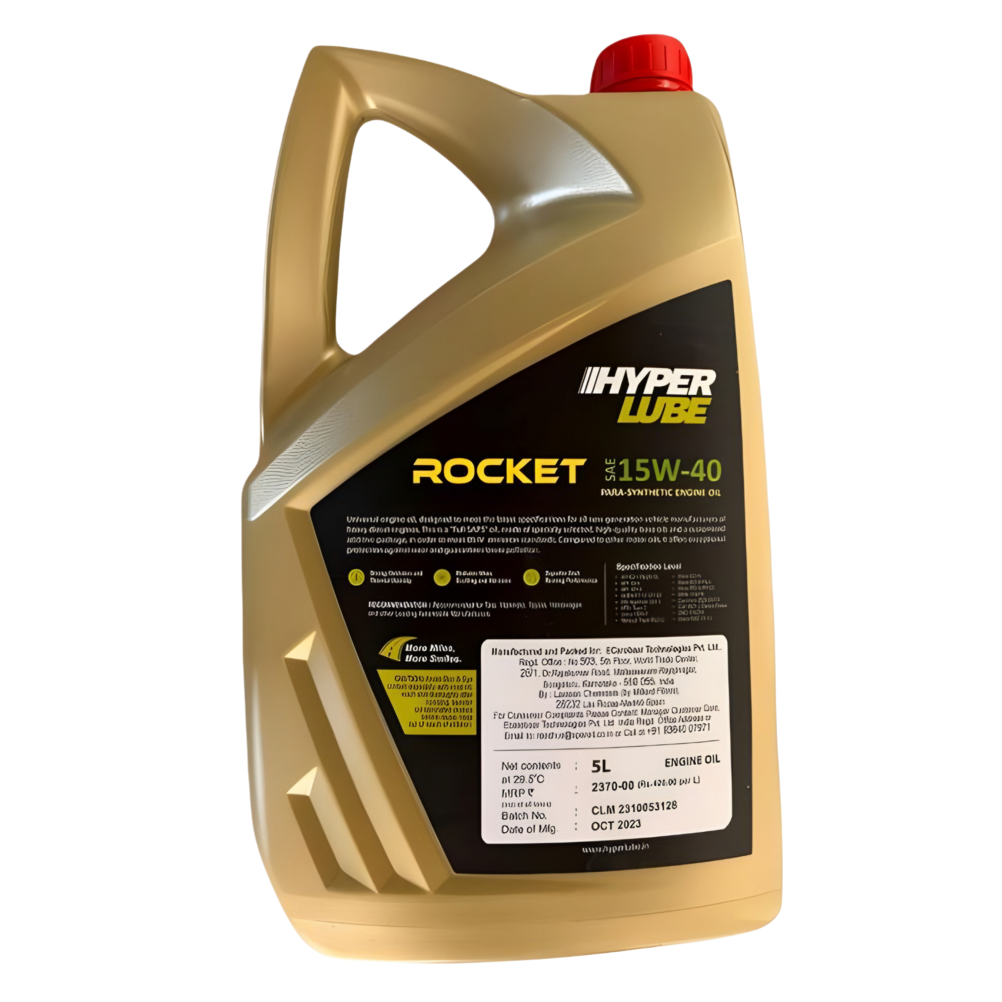 Rocket Sae 15w40 CI 4+ -5L back